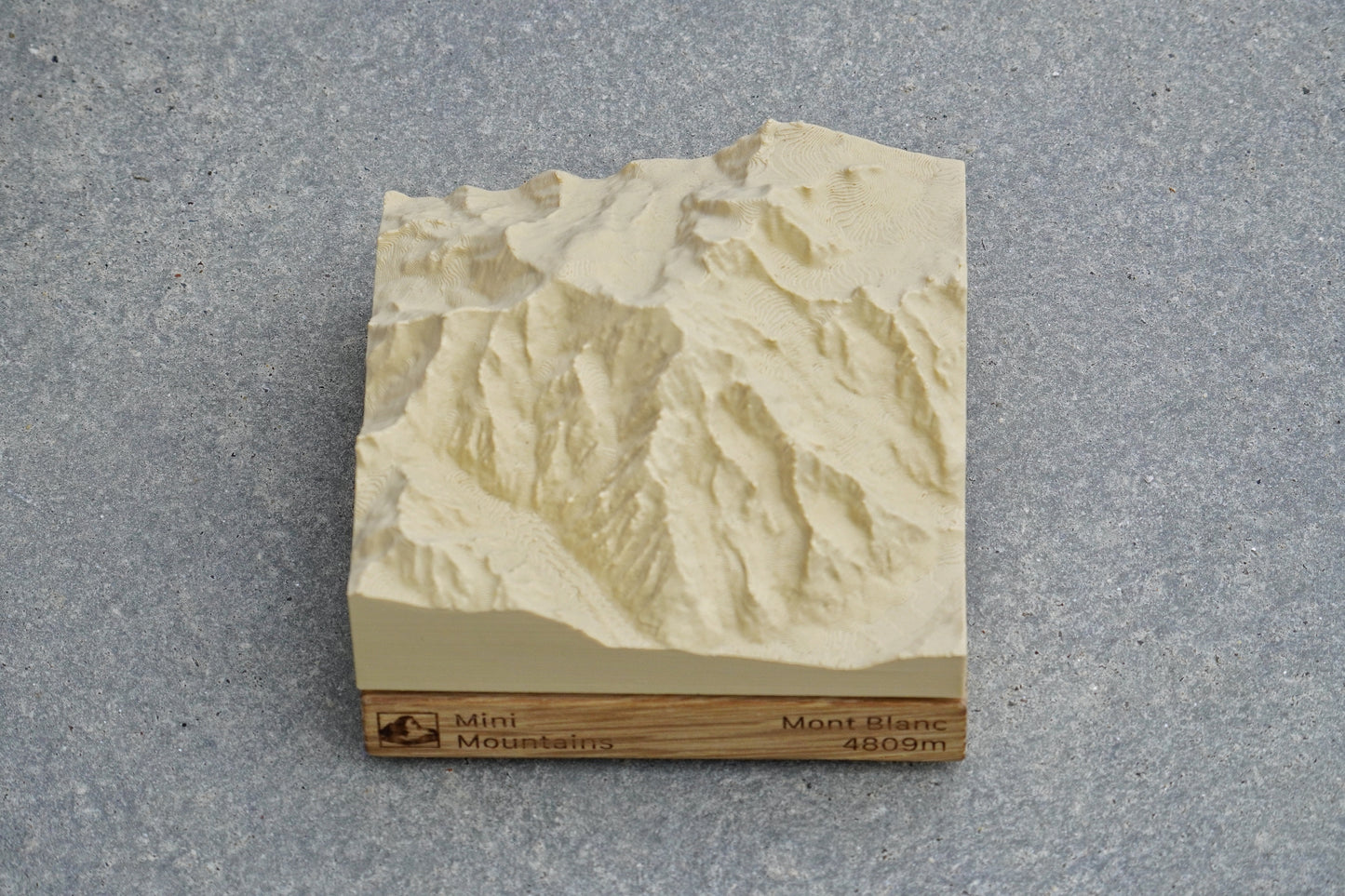 Miniaturmodell: Mont Blanc