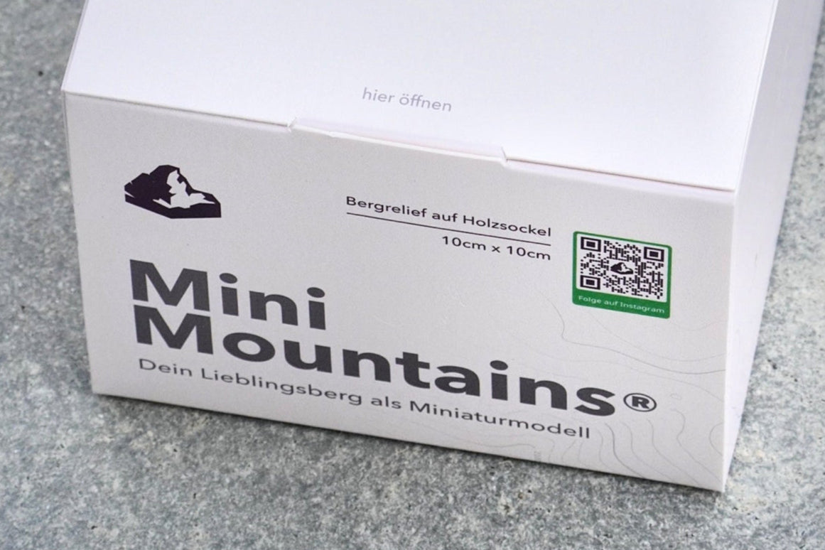 Miniaturmodell: Watzmann