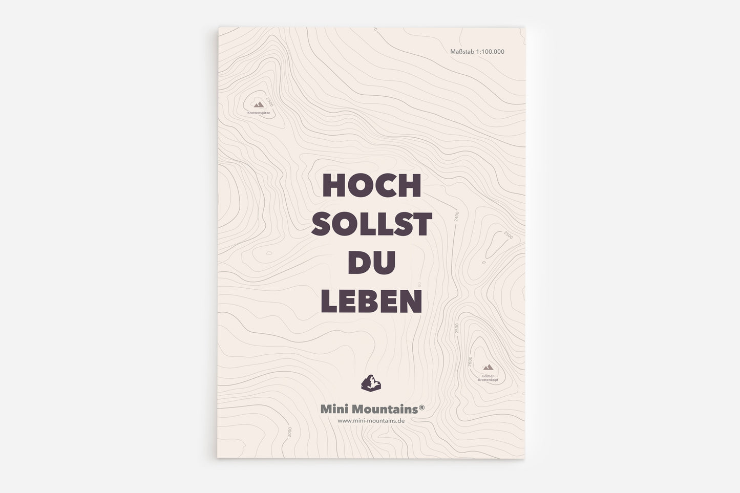 Grußkarte: Hoch sollst du leben