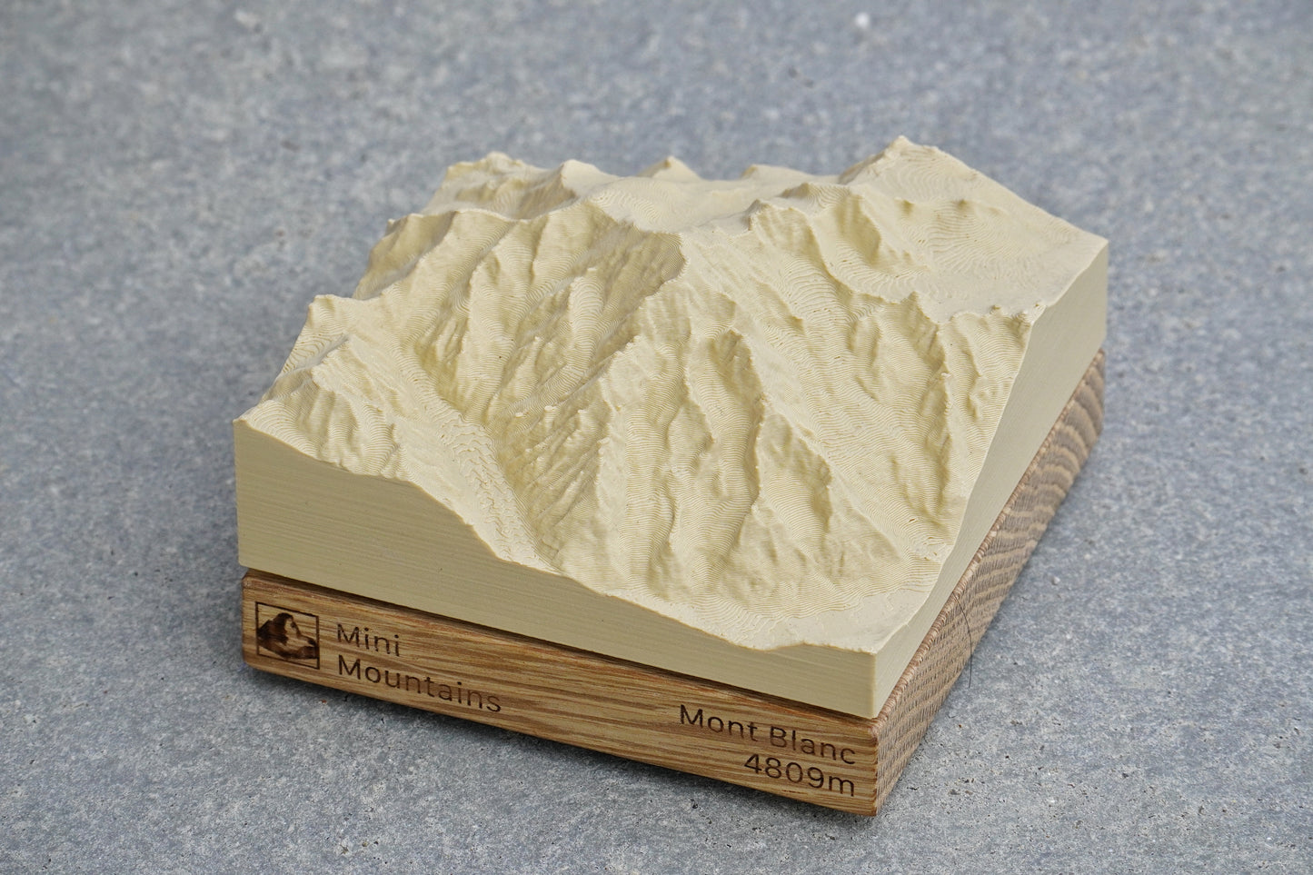 Miniaturmodell: Mont Blanc