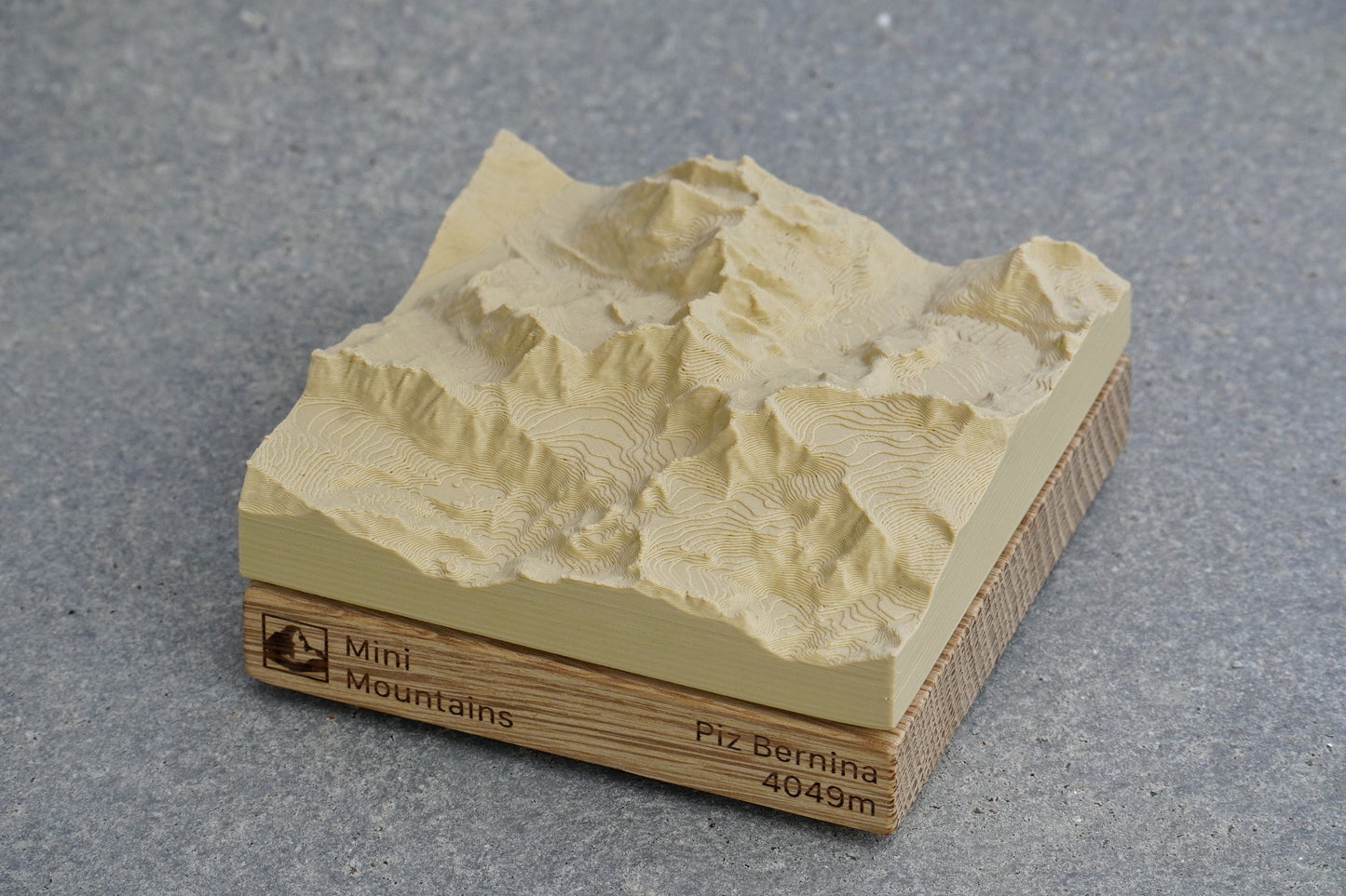 Miniaturmodell: Piz Bernina