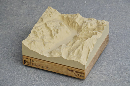 Miniaturmodell: Watzmann