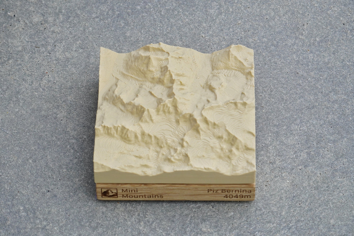 Miniaturmodell: Piz Bernina