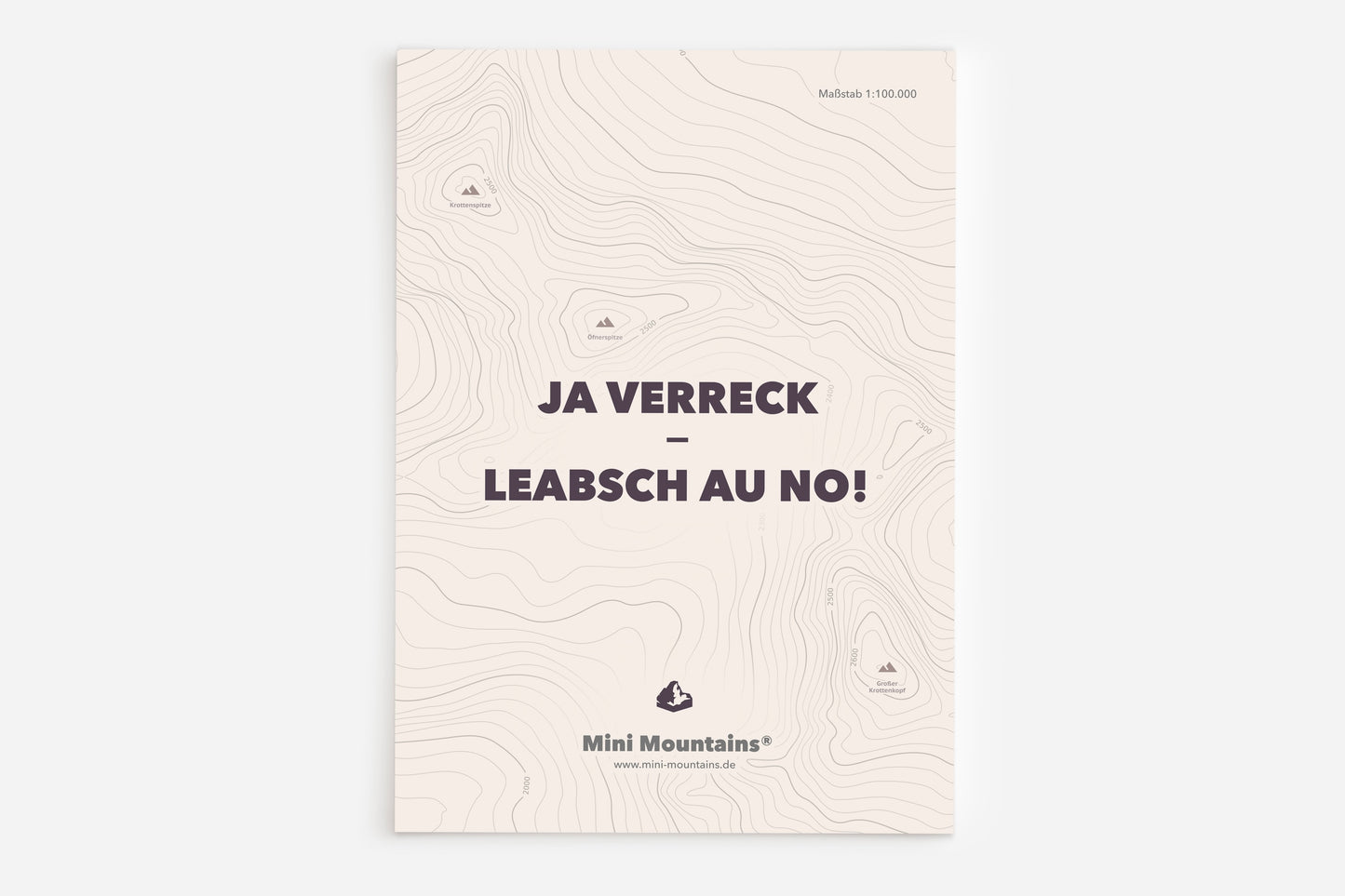 Grußkarte: Ja verreck